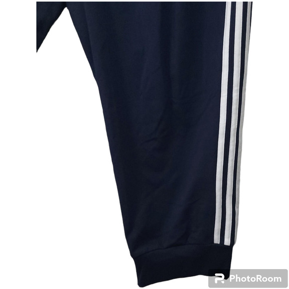Adidas Women’s Essentials Warm-Up Tapered 3-Stripes Pants H07862 Size 4XL Blue - Picture 3 of 11